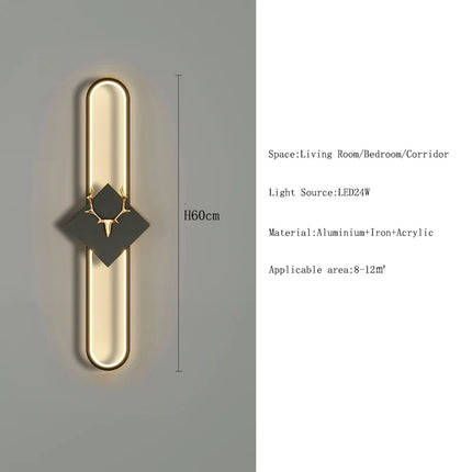 applique murale led nordique design moderne pour décoration intérieure