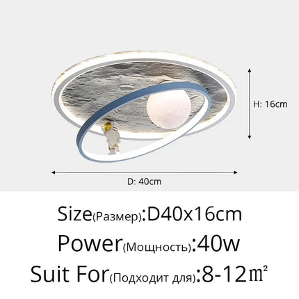 Plafonnier LED rond pour éclairage intérieur contemporain — LZ4T9Q7