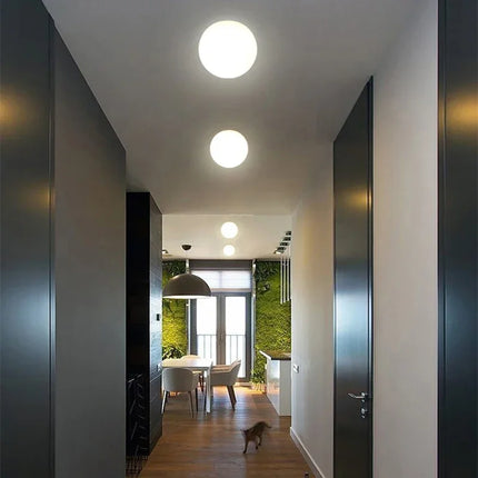 Plafonnier en verre au design moderne pour intérieur élégant — LZ4X9M2
