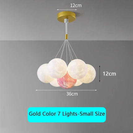 Lustre suspension moderne à bulles avec télécommande pour enfants — LZ4N8Q2