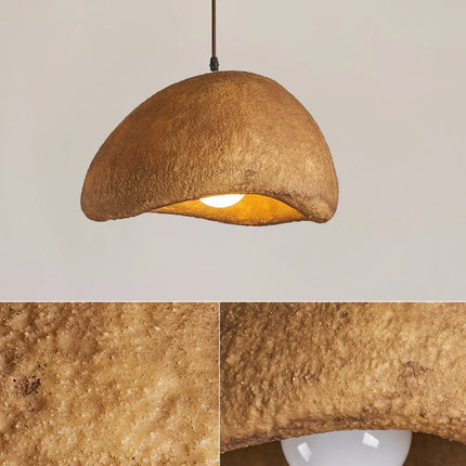Suspension LED nordique en résine décorative style wabi-sabi — LZ4X9P2Q