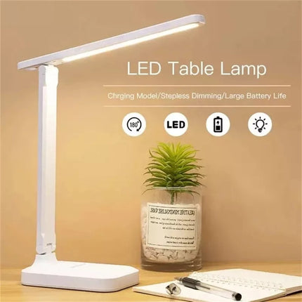 Lampe de table LED pliable à intensité tactile réglable USB rechargeable — LZ4P9X
