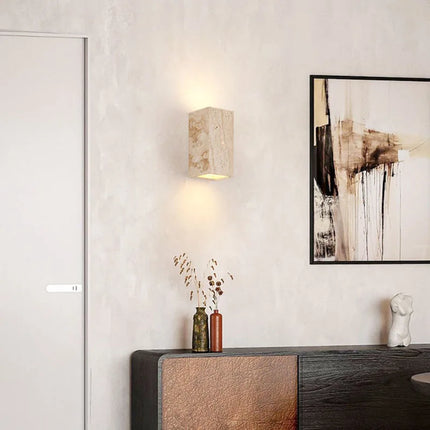Applique murale LED cuboïde 3000K pour éclairage d’escaliers et allées — LZ4X9P2