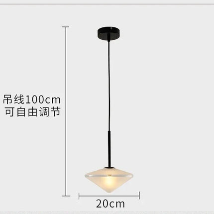 suspension en verre design pour décoration intérieure moderne