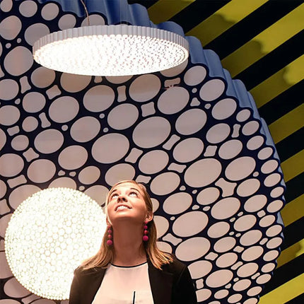 Plafonnier LED design nid d'abeille minimaliste et élégant — LZ4G7X2