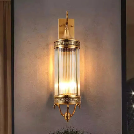 Applique murale extérieure LED étanche style antique en cuivre — LZ4R9XQ