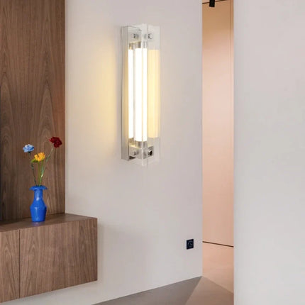 Applique murale design artistique en aluminium et verre — LZ4X9T2