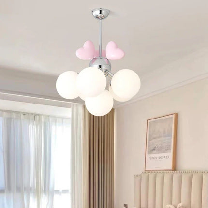 Lustre moderne chaleureux pour chambre enfant style princesse — LZ4X9P2Q