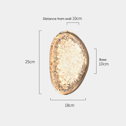 Applique murale moderne en cristal pour décoration intérieure — LZ4X9T2