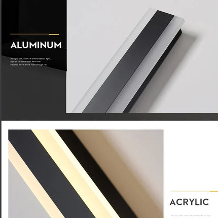 Applique murale LED étanche avec bande longue et interrupteur tactile — LZ4X9P2