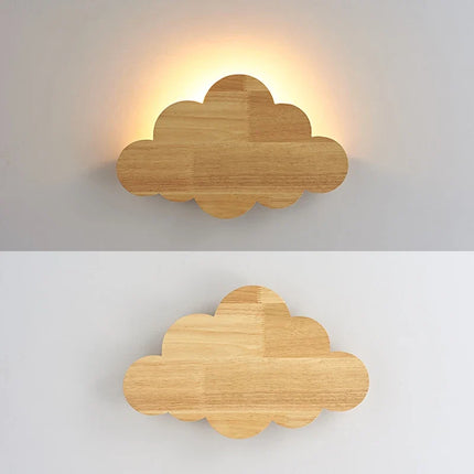 Applique murale en bois au style nordique pour chambre d'enfant — LZ4X9T1