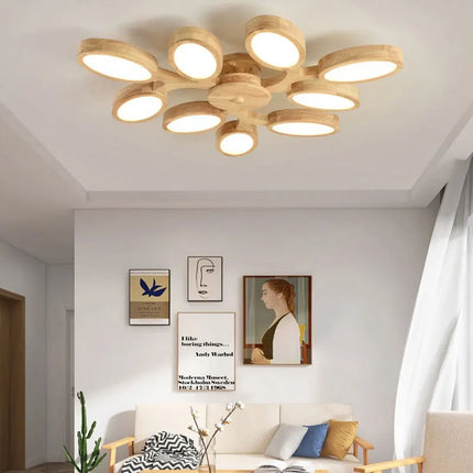 Lustre LED moderne design arbre pour décoration intérieure — LZ4X9T1