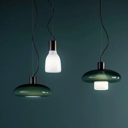 Suspension en verre design italien pour cuisine et salle à manger — LZ4X9T
