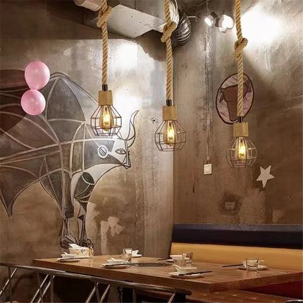 Suspension décorative en corde de chanvre pour intérieur — LZ4P9XQ