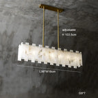 C L98cm / Cadre argenté / Lumière chaude