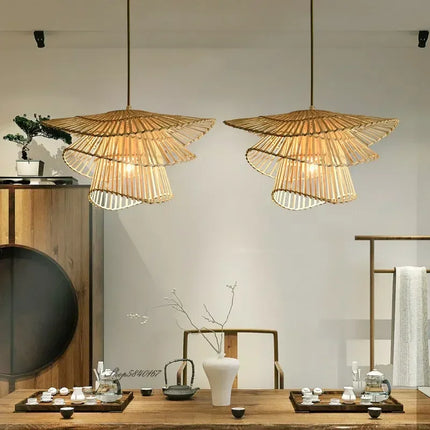 Lustre suspension multicouche pour décoration intérieure — LZ4X9T