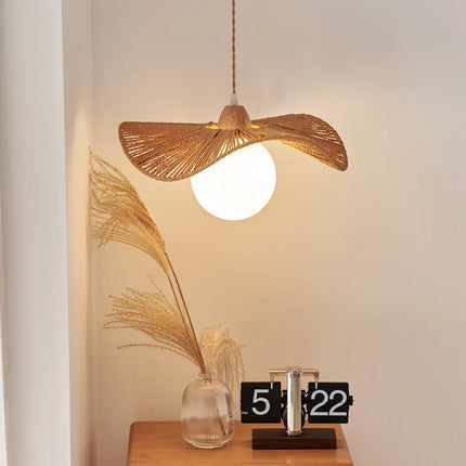 Suspension en bois style japonais pour décoration intérieure — LZ4N7Q2