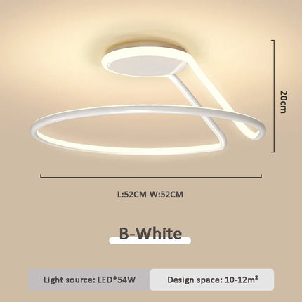 Plafonnier moderne réglable avec télécommande pour intérieur — LZ4X9P