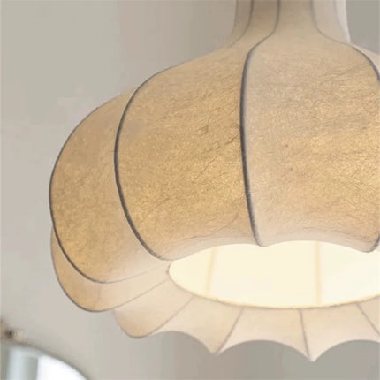 Suspension en soie au design wabi-sabi pour intérieur élégant — LZ4X9M
