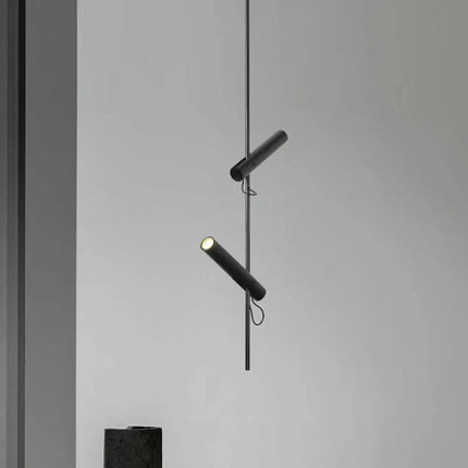 Lustre LED minimaliste rotatif en fer et acier 1 à 3 têtes — LZ4M9Q2N