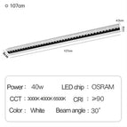 40Heads spotlight / 6000K Cold White / No Dimmable