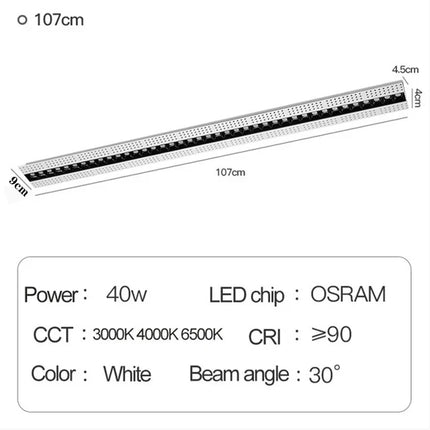 Spot LED encastrable magnétique pour éclairage intérieur linéaire moderne — LZ4X9P2