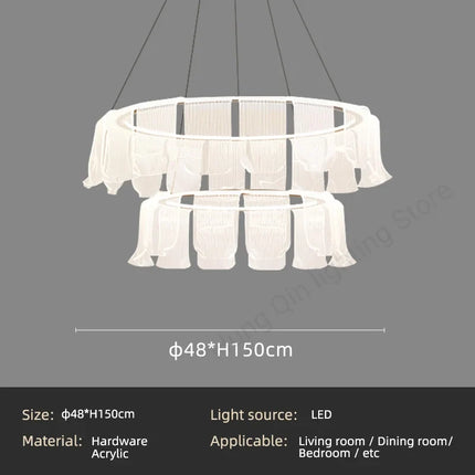 Suspension LED moderne en acrylique design créatif — LZ4X9P