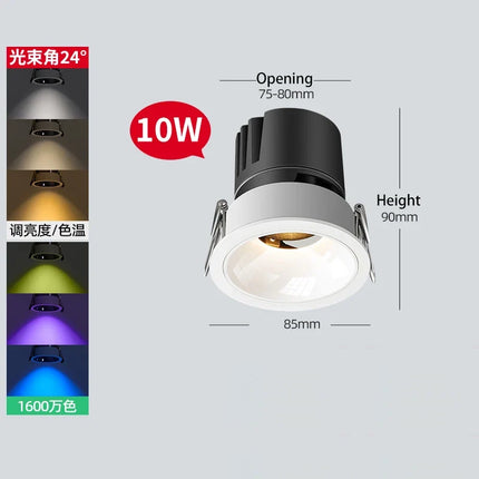 Spot encastrable rond LED intelligent Xiaomi Mijia RGB Zigbee — LZ4X9T