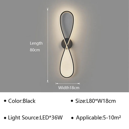 Applique murale LED au design contemporain pour intérieur moderne — LZ4P9XJ