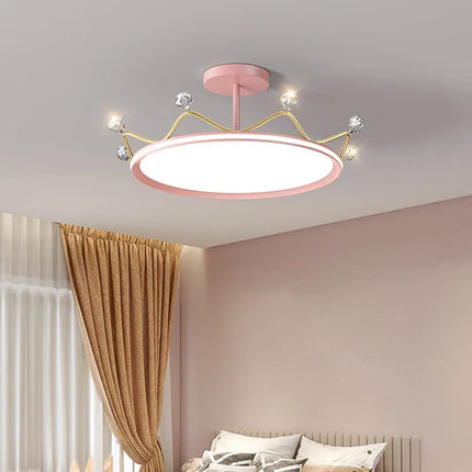Plafonnier couronne pour chambre enfant avec protection des yeux — LZ4X9T