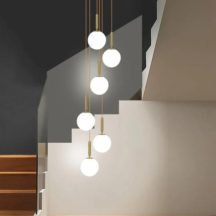 Lustre en verre moderne pour décoration intérieure élégante — LZ4X9M