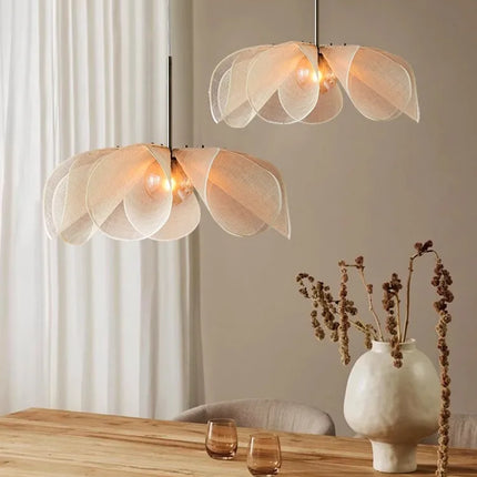lustre wabi sabi japonais en tissu français moderne
