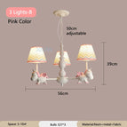 3 Lumières Rose B / 3 Température de couleur