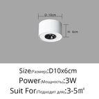 A Blanc D10x6cm 3W / Blanc froid