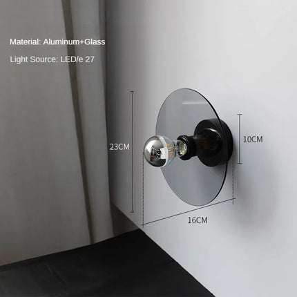 Applique murale moderne en verre pour décoration intérieure — LZ4XJ9