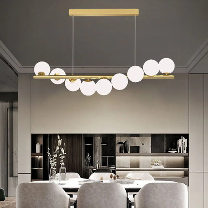 Lustre suspension en verre avec fil réglable pour bar et restaurant — LZ4X9M