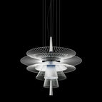 D68cm - Blanc / Lumière chaude