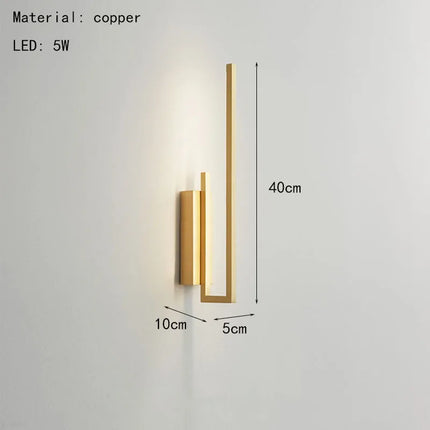 Applique murale en laiton au design moderne pour tous espaces — LZ4Q7X9