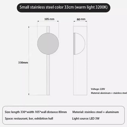 Applique murale LED pour décoration maison, restaurant et hôtel — LZ4P9XJ