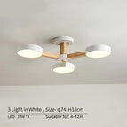 3 lights in white / Warm light