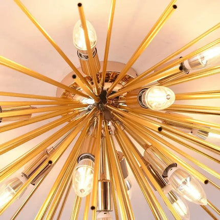 Lustre boule hérisson lumineux style nordique pour décoration maison — LZ4N7Q2