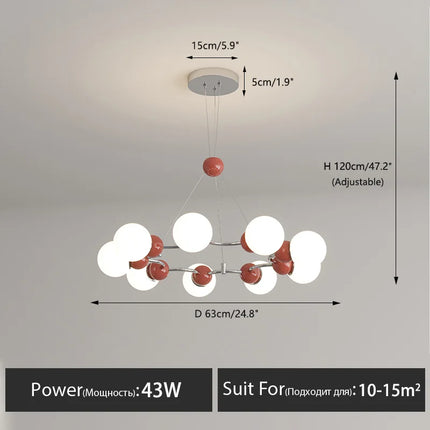 Lustre suspension décoratif moderne pour intérieur — LZ4X7Q