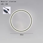 30 cm-noir / Lumière blanche