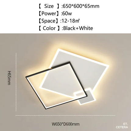 Plafonnier LED moderne pour décoration intérieure lumineuse et élégante — LZ4X9T2