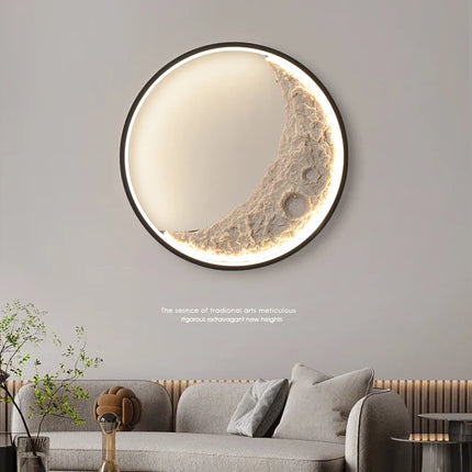 Applique murale décorative en forme de lune — LZ7XQ2