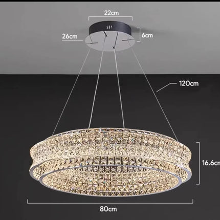 Lustre en cristal de luxe pour intérieur de restaurant, bar et hôtel — LZ4X9M