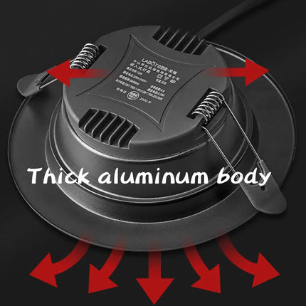 Plafonnier LED encastré ultra fin en aluminium pour intérieur — LZ4X9P