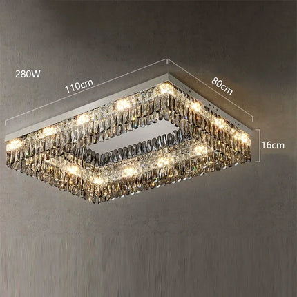 Lustre LED en cristal au design moderne pour intérieur — LZ4X9T2