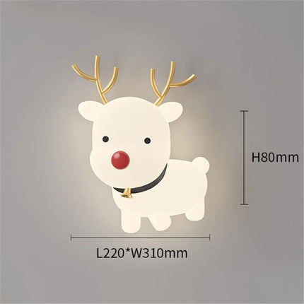 Applique murale LED cerf pour décoration intérieure de Noël — LZ4X9P2Q