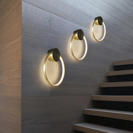 Applique murale LED en laiton style Art déco pour intérieur contemporain — LZ4X9Q2